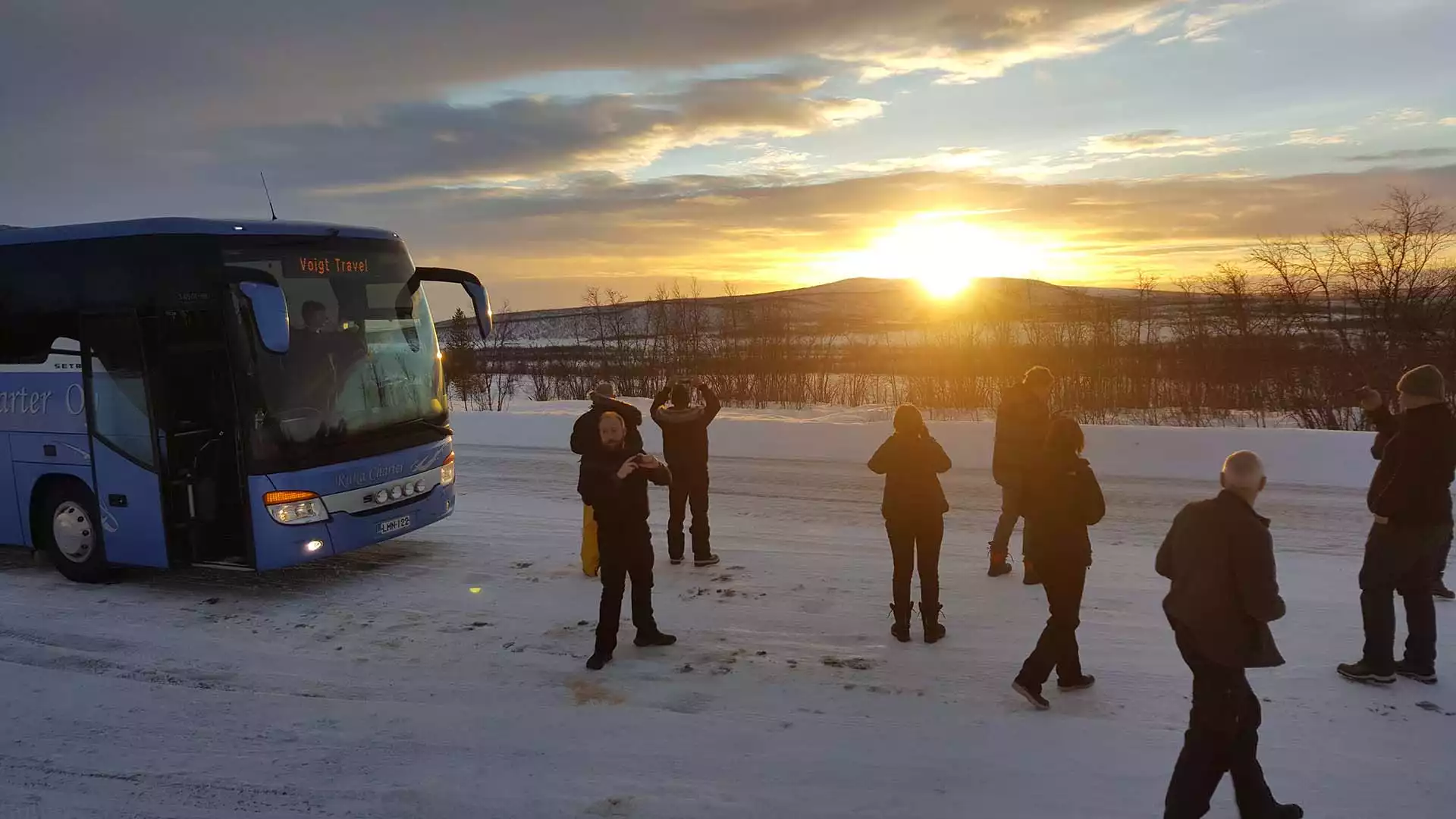 Door de arm van Finland naar Luosto